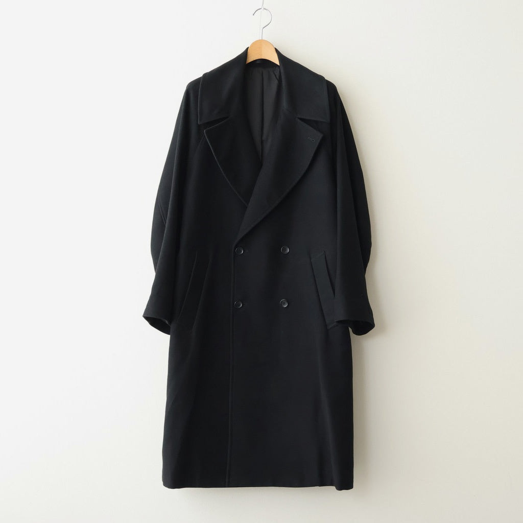 Supima Moleskin Coat #BLACK [GM253-10274B]