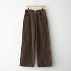 Corduroy Wide Pants #BROWN [ID-PT199]