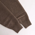 EXTRA FINE WOOL WARM KNIT CREW NECK LS #TOP BEIGE [ST.988]