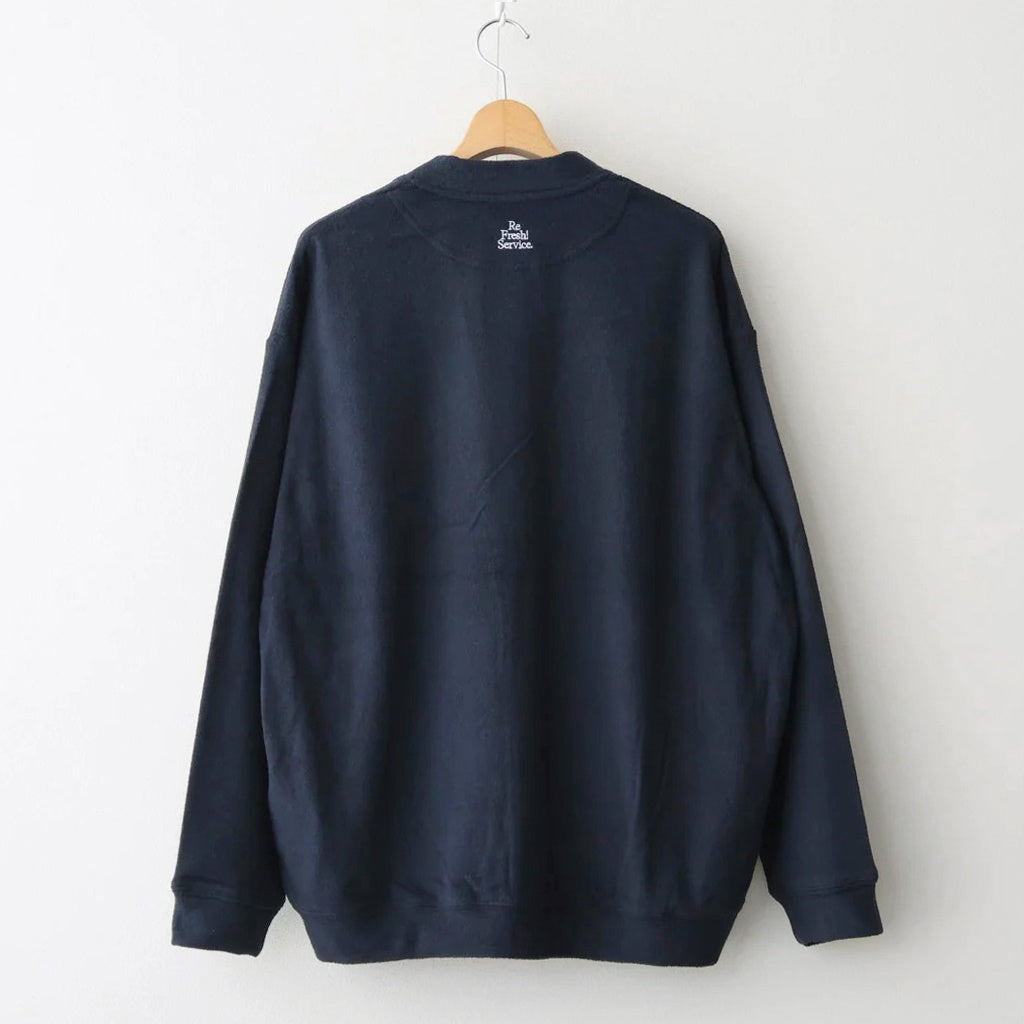 UTILITY PILE CARDIGAN SET-UP #NAVY [FSR253-60211]