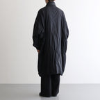 NYLON UTILITY OVER COAT #BLACK [YK24SS0631C]
