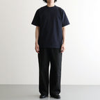 chino tuck straight #d.navy [15635]