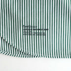 CORPORATE UNIFORM S/S SHIRT #GREEN STRIPE [FSC261-50103B]