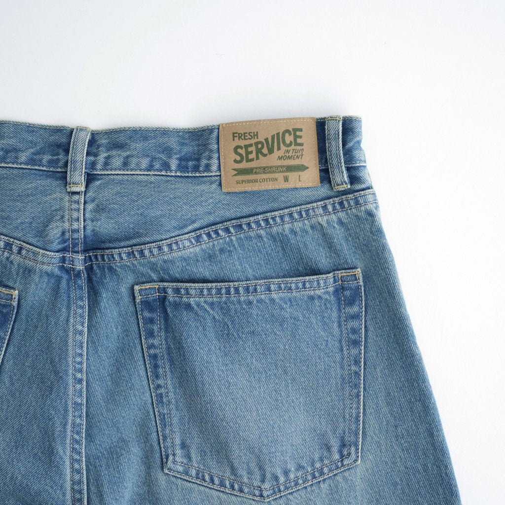 CORPORATE DENIM FIVE POCKET PANTS #LIGHT WASH [FSC263-40156FB]