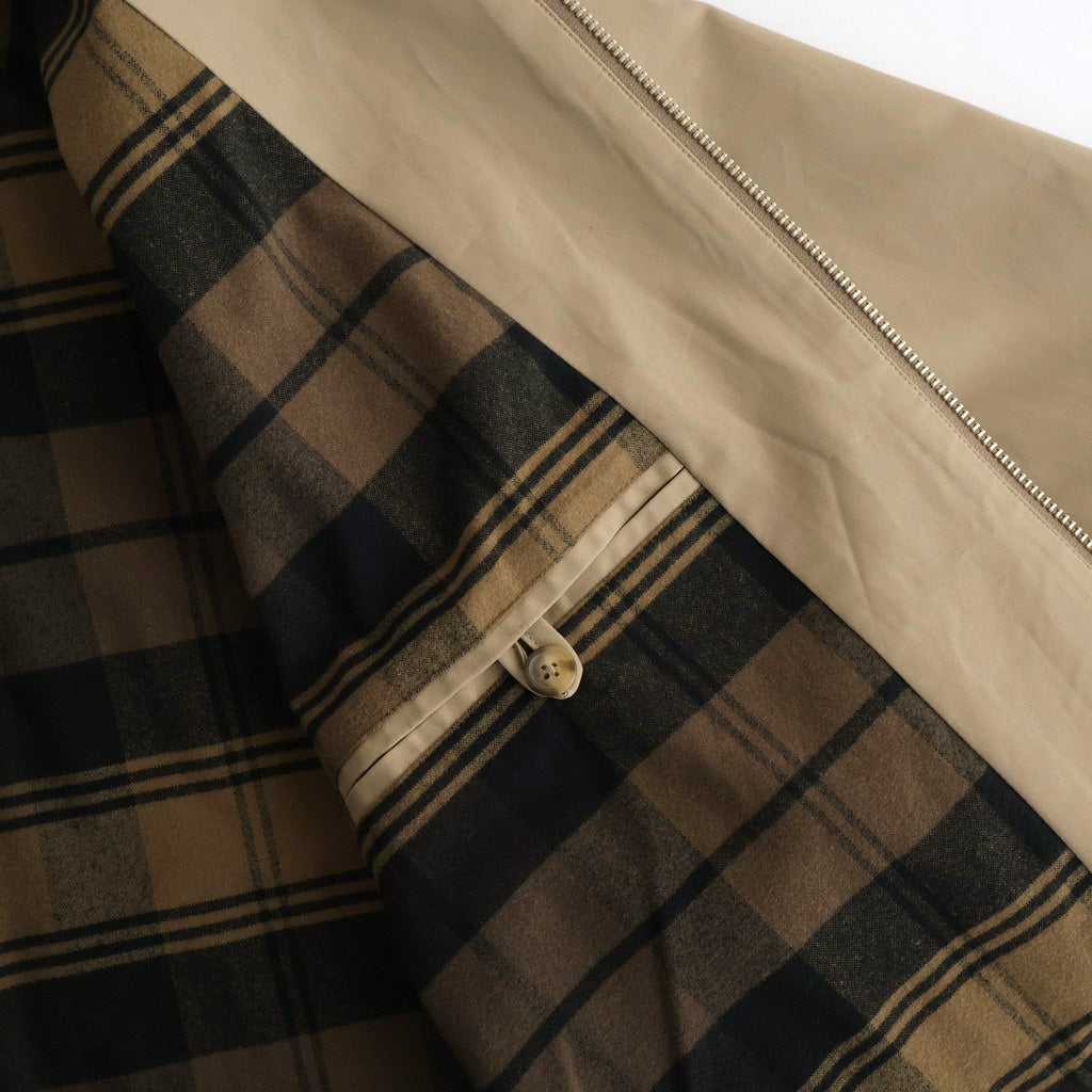 POWDER COTTON SWING TOP BLOUSON #BEIGE [FSC254-30061]