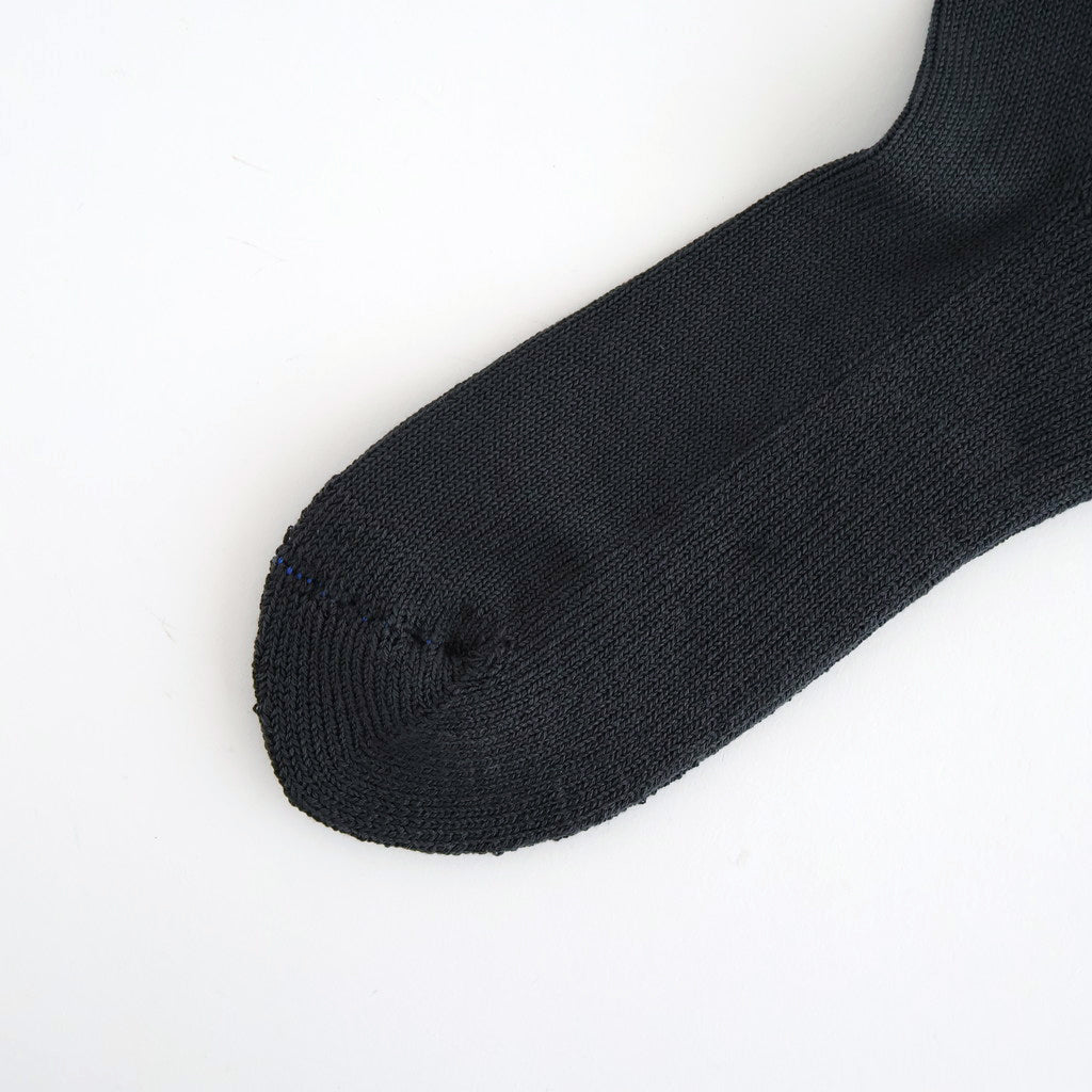 LOOSE PILE CREW SOCKS #CHARCOAL [R1334-AW25]