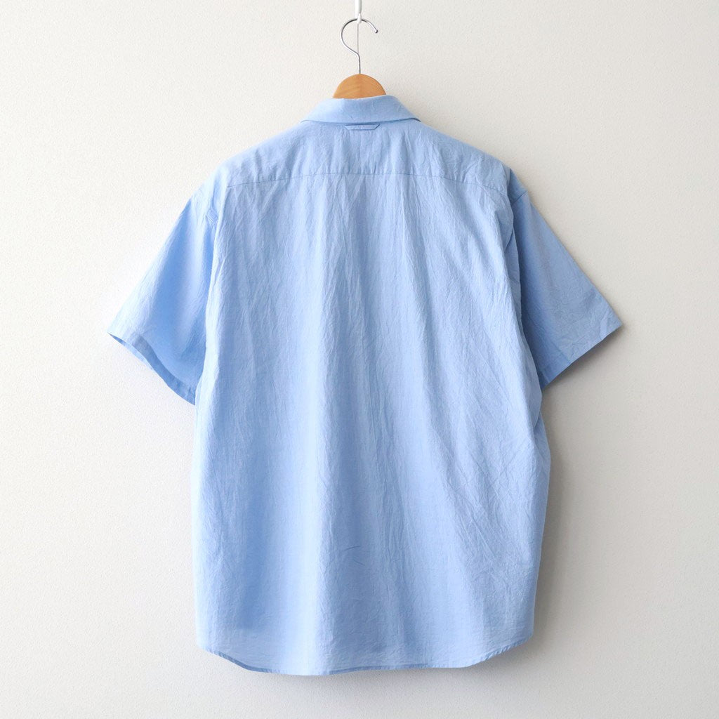 Button Shirt – Wide S/S #BLUE [11061113]