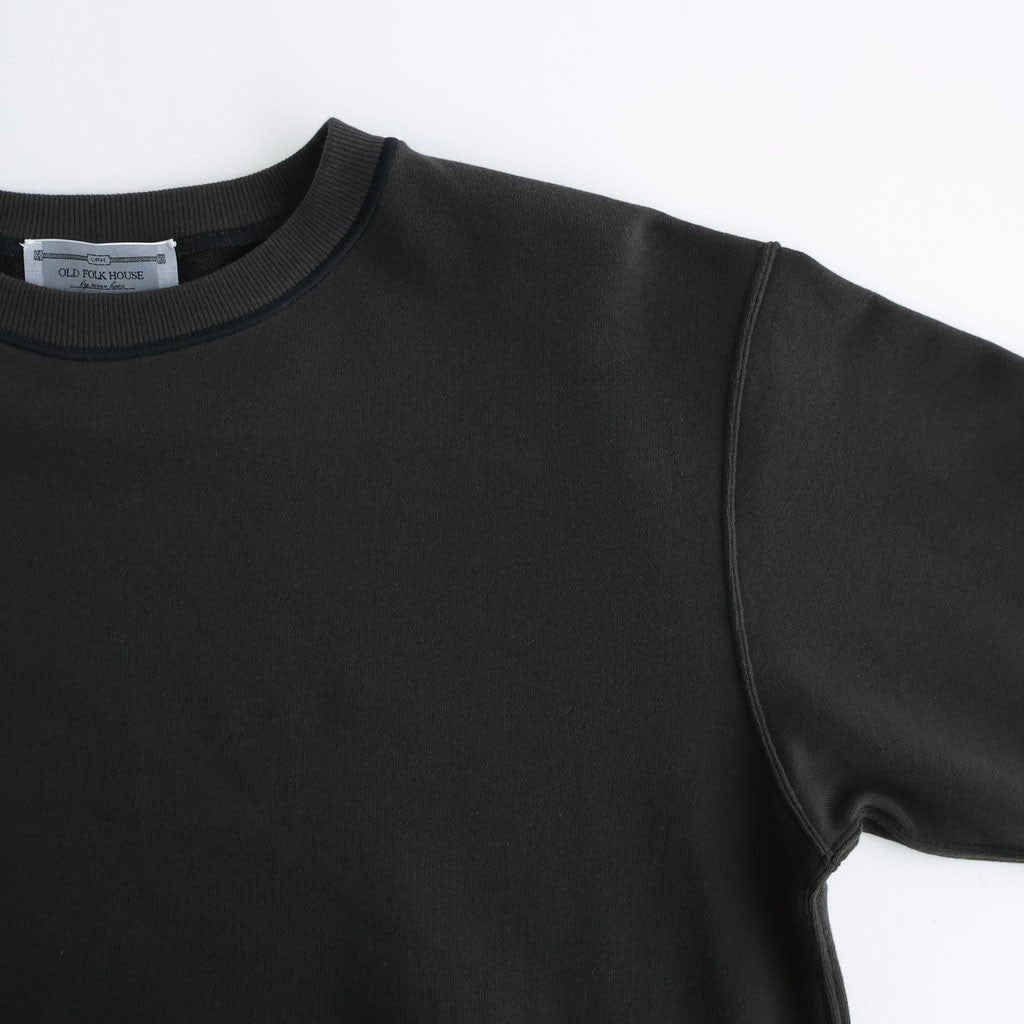 Plain Sweatshirt #Charcoal [OFH010PO41]