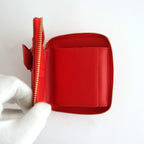 二つ折りZIP財布 - BIG BOW #Red [8Z-O210-051]