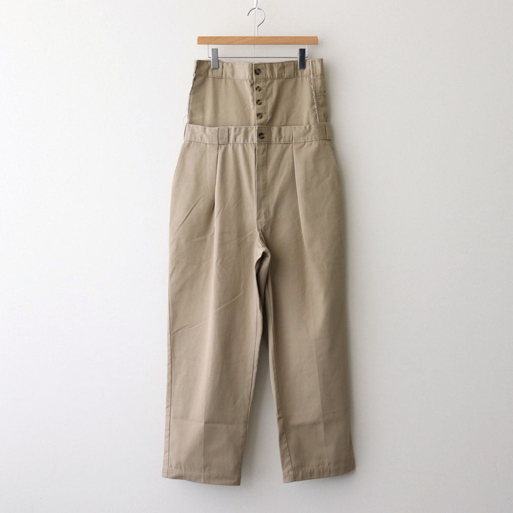 W WAIST CHINO PT #BEIGE C [Q25A-T064]