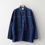 DENIM PULLOVER SHIRT #ONE WASH [FSC261-50186OB]