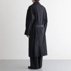 GARMENT-DYED TEXTURED CHINO COAT #BLACK [A26SC01MC]