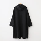 よそいきオーバーフラップロングCT #BLACK [D224-C146]