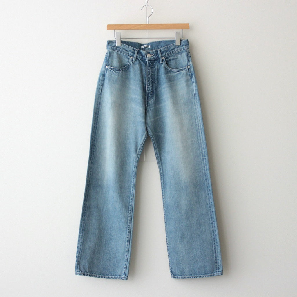 SELVEDGE FADED LIGHT DENIM PANTS #LIGHT INDIGO [A25SP06DE]