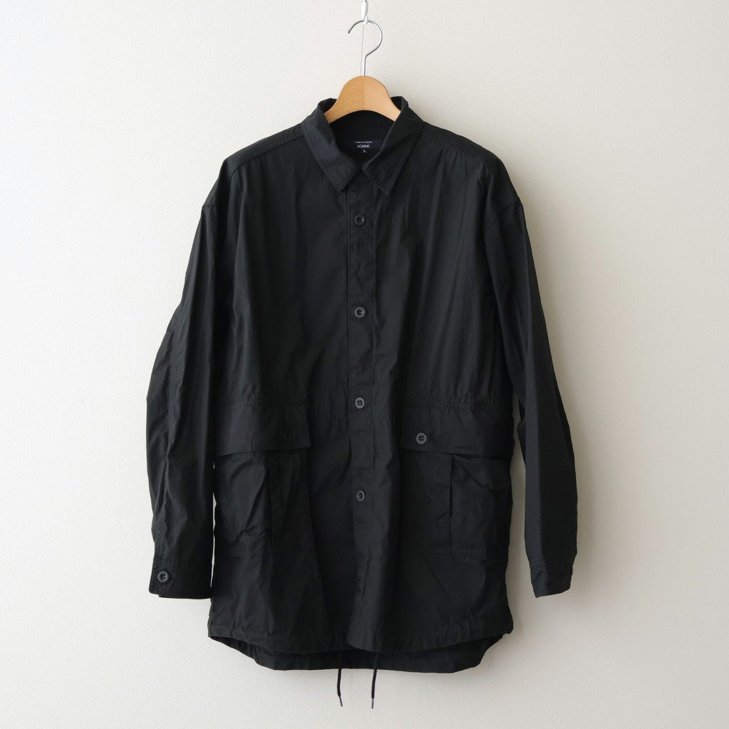 綿ウェザー 製品洗シャツジャケット #BLACK [HP-B024-051]