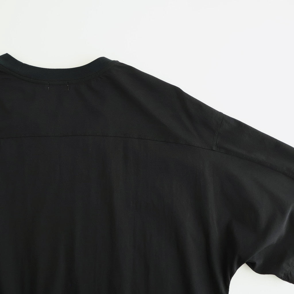 46G Suvin Cotton YOKE T-shirt #BLACK [YK26SS01226CS]