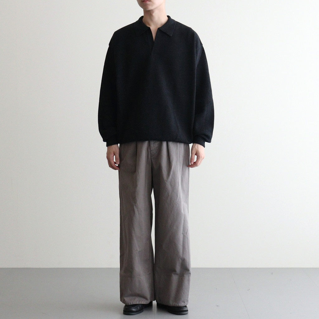 Co/Wo Moss Stitch Skipper #BLACK [2503-003] - ciacura 三重県四日市
