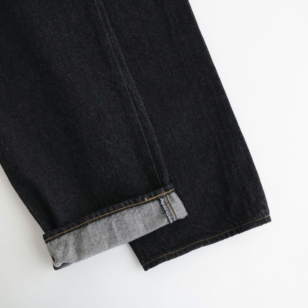 DENIM PANTS - WIDE TAPERED #black [10-13B]