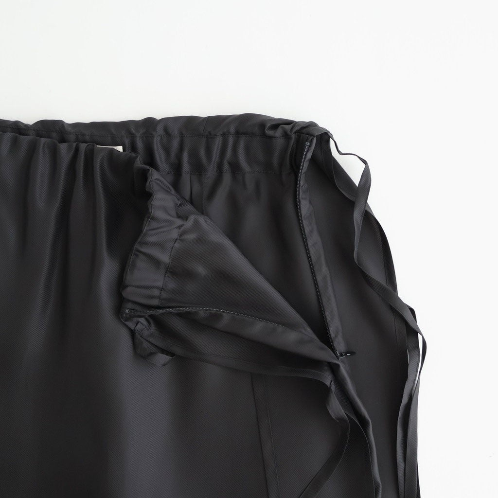 Cupro Layered Pants #BLACK [I26SS-PT186]