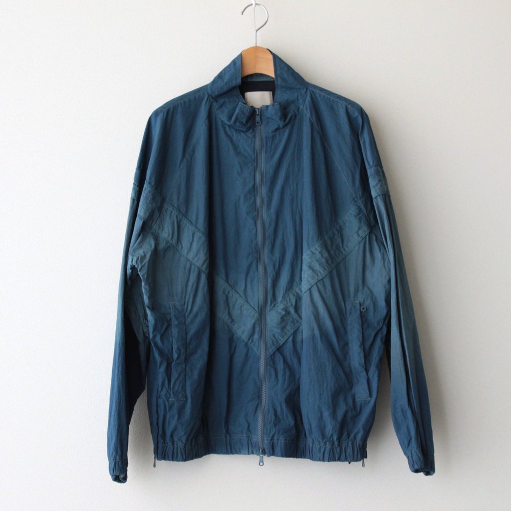 SPRAY PRINTED NYLON ZIP BLOUSON #OCEAN BLUE [YK23SS0463B]