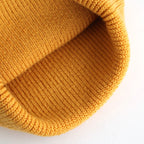 WASHABLE MERINO SEAMLESS BEANIE #YELLOW [R5140-AW25]