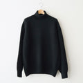 EXTRA FINE WOOL WARM KNIT TURTLE NECK LS #BLACK [ST.1290]