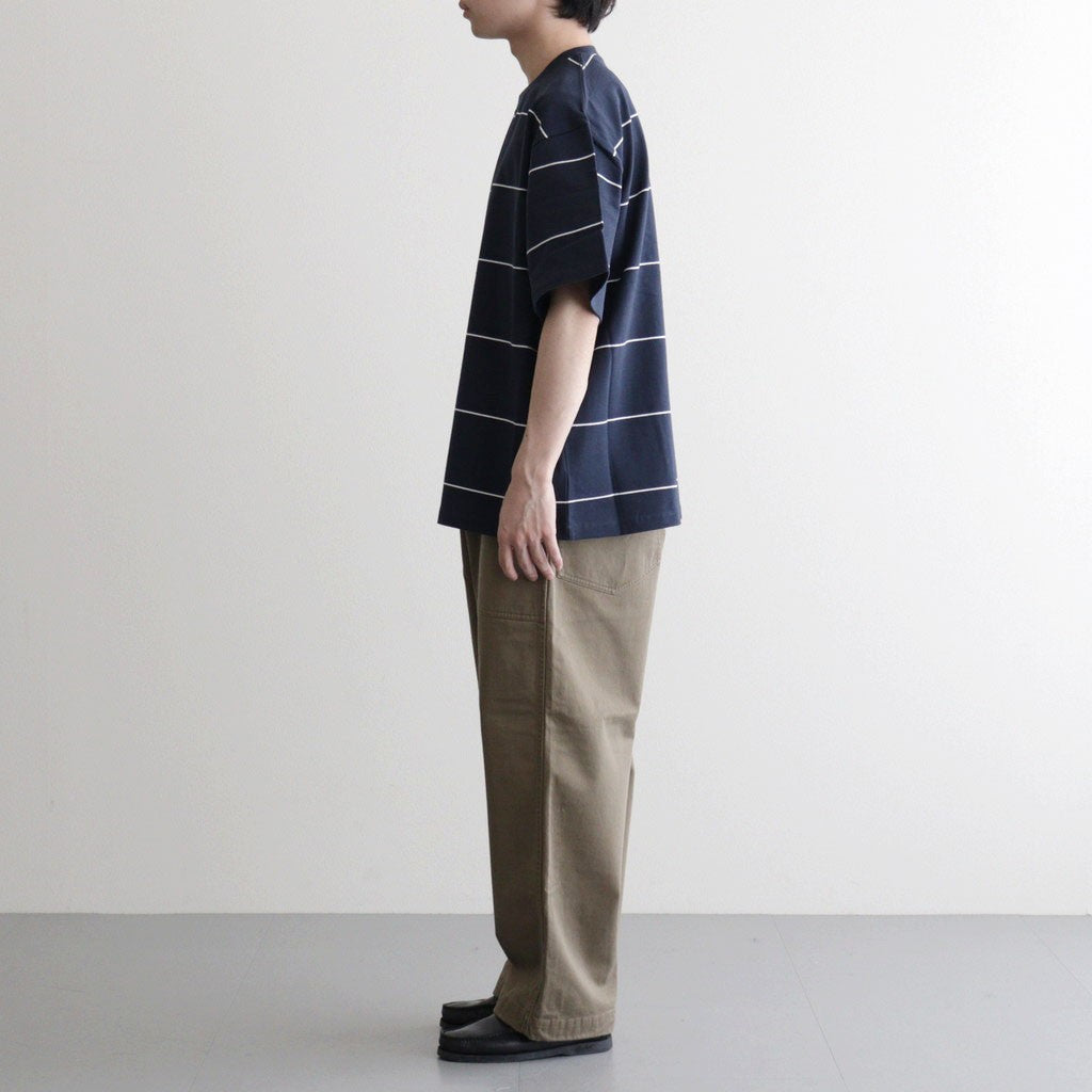 PIN BORDER S/S TEE #NAVY×WHITE [FSC261-70262]