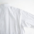 Banshu-ori Classic Shirt - Vintage Fabric #Black Blue Plaid [OFH011SH13]