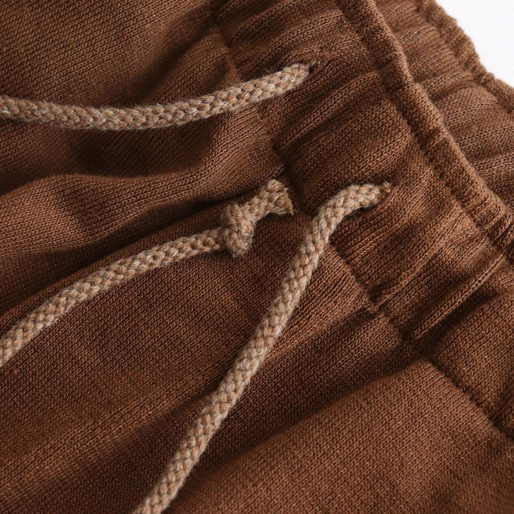 Hemp Knit Pants #Brown [2501-019]