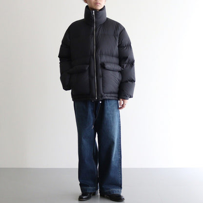 SUPER LIGHT NYLON RIPSTOP DOWN BLOUSON #BLACK [A24AB01NL]