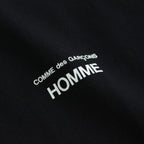 綿天竺 製品プリント S/S Tシャツ #BLACK [HO-T101-051]