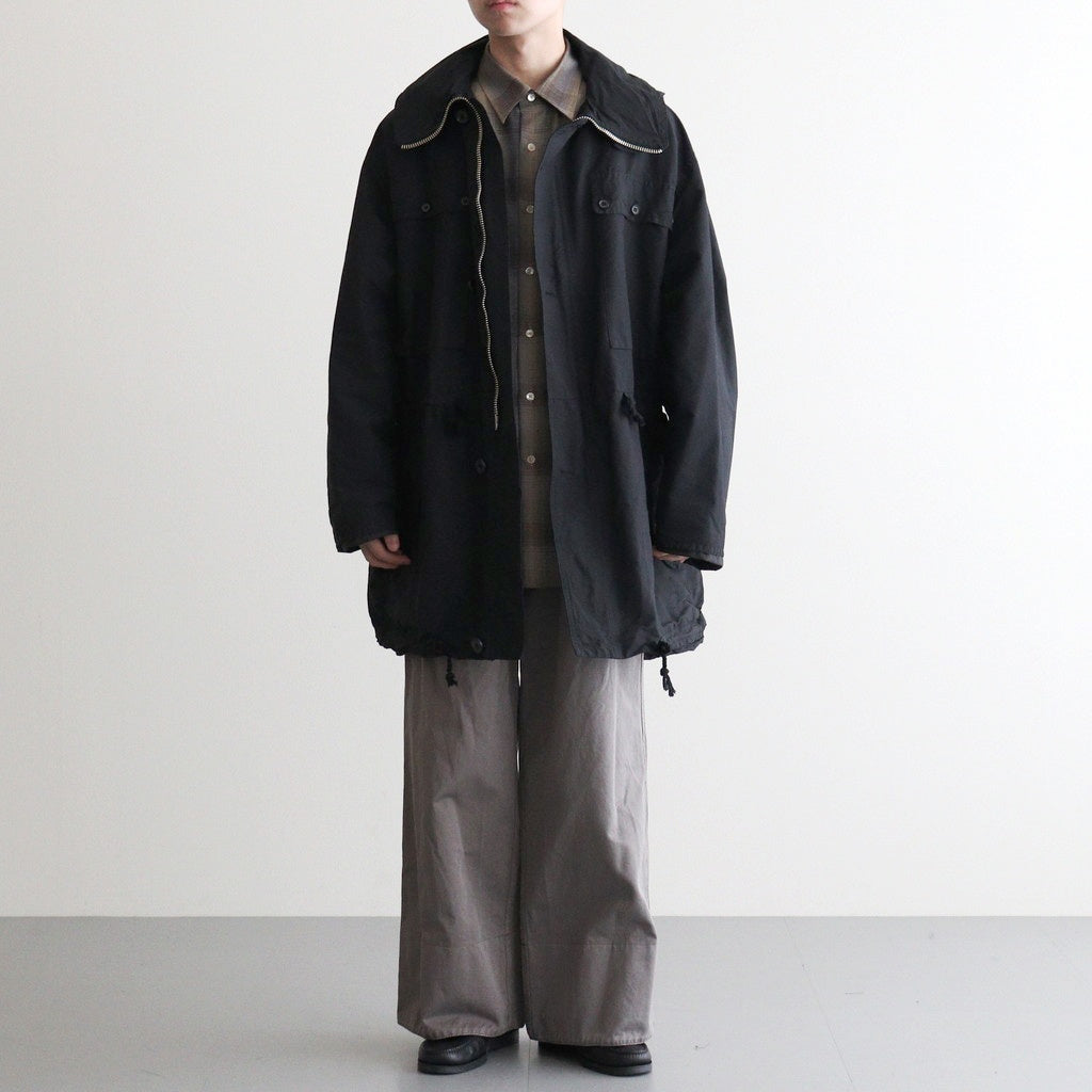 KATHARINE HAMNETT Organic Cotton Wide-leg Work Pants #GRAY [YK25FW01131P-KH]