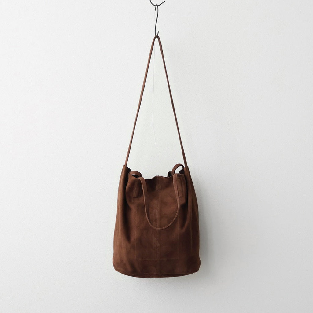 3WAY MEDIUM TOTE（OIL SUEDE） #COFFEE BROWN [MS-1]