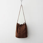3WAY MEDIUM TOTE（OIL SUEDE） #COFFEE BROWN [MS-1]