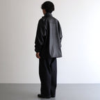 Sheep Leather Track Blouson #BLACK [GM243-30097]