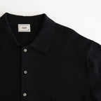 Scape Knit Polo Cardigan #Black [AODFKN305]