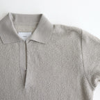 SHEER LIGHT KNIT SKIPPER LS #PALE GREY [ST.1150]