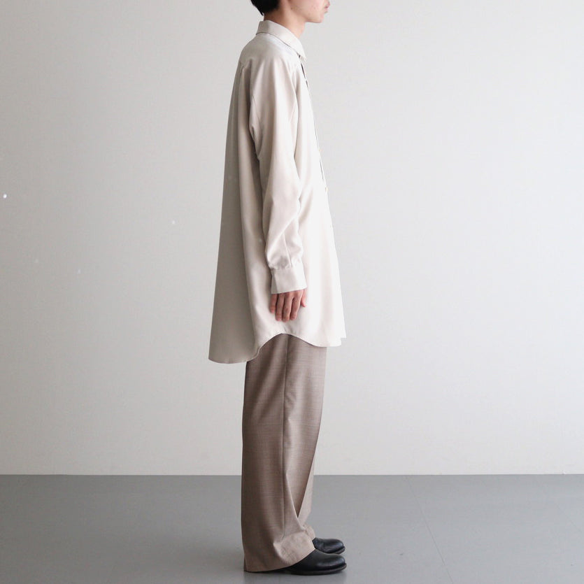 York sleeve shirt-P #IVORY [D224-T710-P]