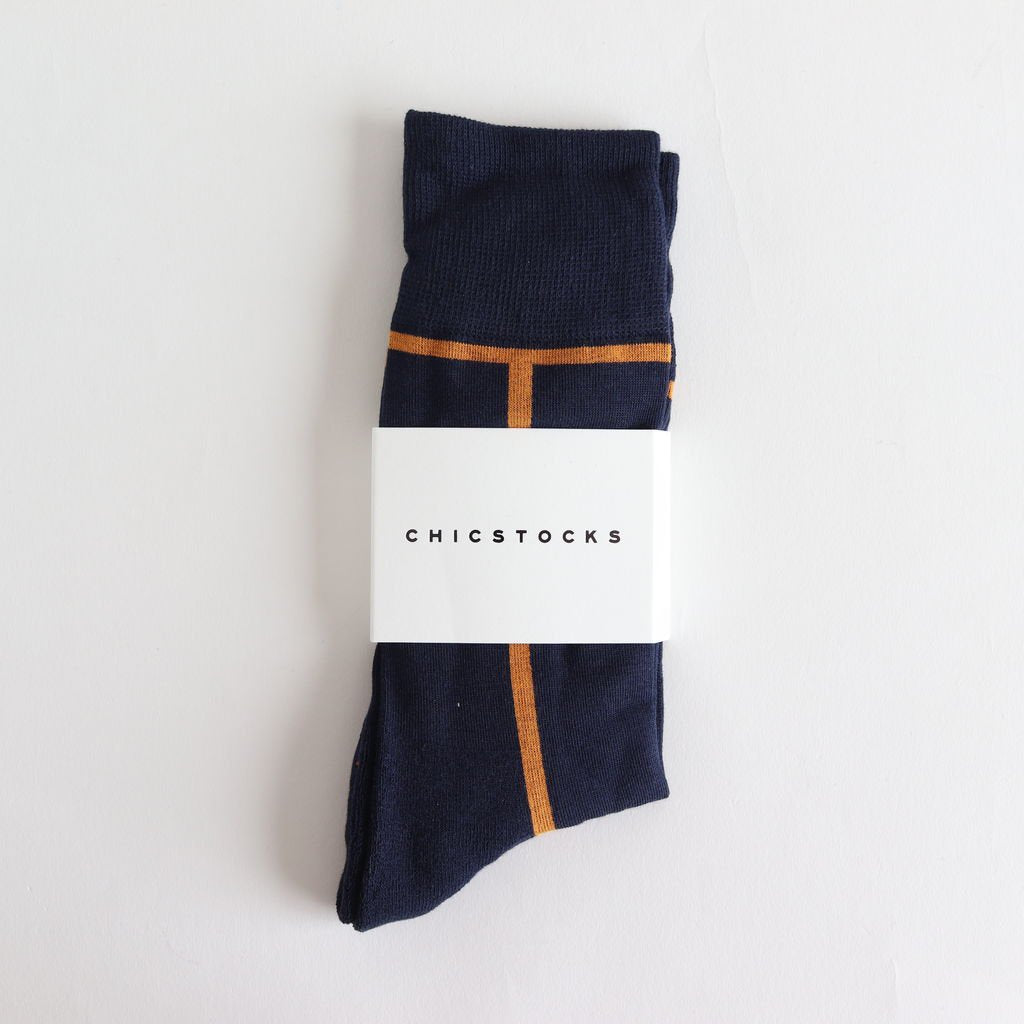 LINE #NAVY/MUSTARD [CH-002]