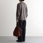 3WAY MIDIUM TOTE（OIL SUEDE） #BROWN [MS-1]