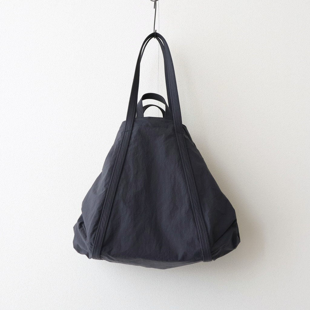 SHRINK WRAP TOTE BAG #BLACK [K042S]