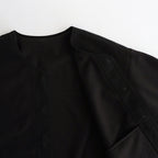 SYNTHETIC FLEECE CARDIGAN #BLACK [FSC243-30093]