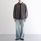 Scape Polo Wool Cardigan #Mole [AOEFKN011]