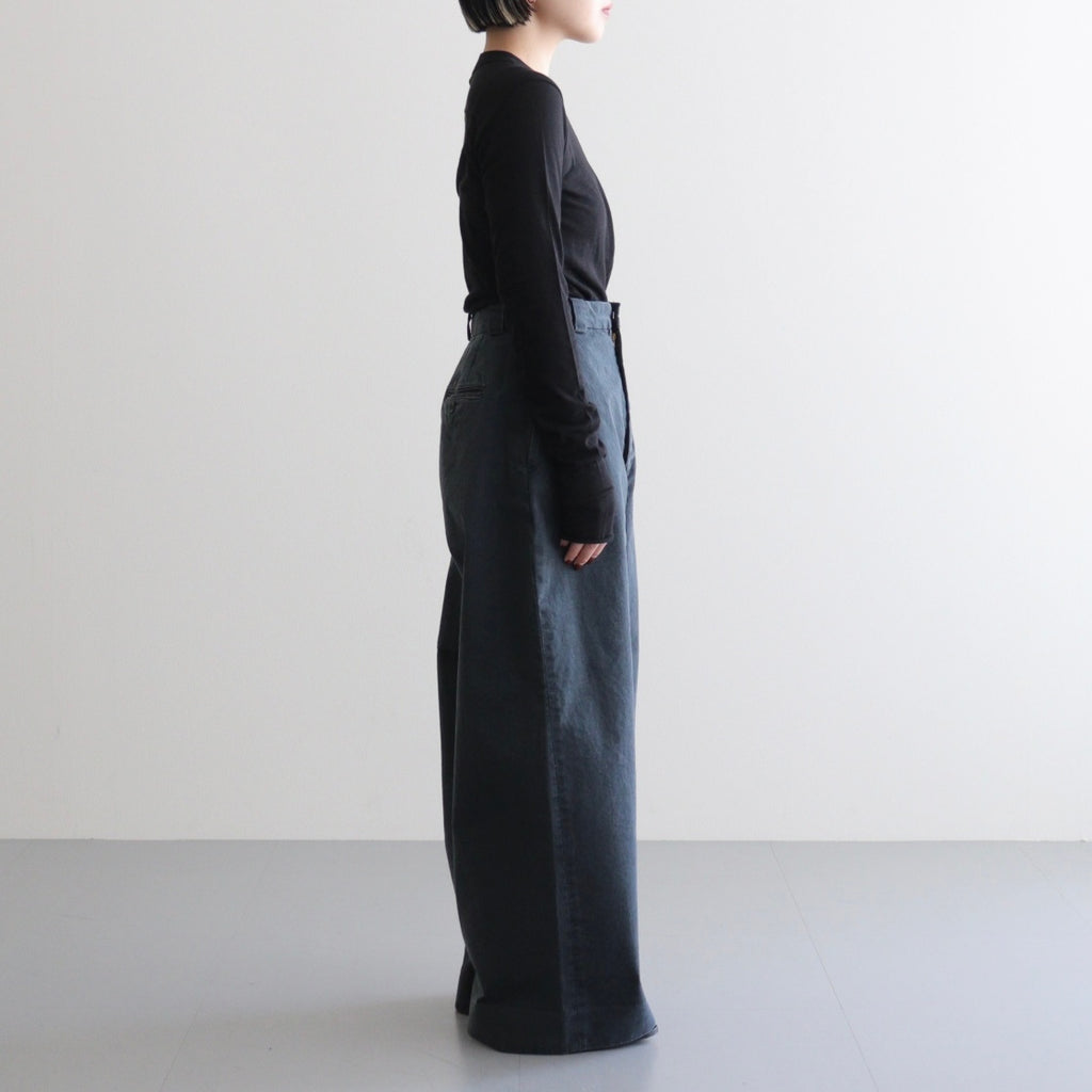 Cotton Cashmere Tee #BLACK [I25AW-CUT3]