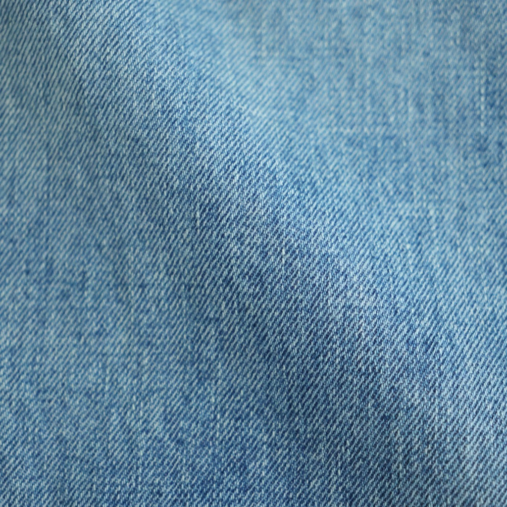 SELVEDGE FADED HEAVY DENIM WIDE PANTS #FADED INDIGO [A26AP02DH]