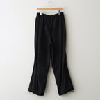 HAND DYED NYLON OVER PANTS #BLACK [PRAGCW0204]