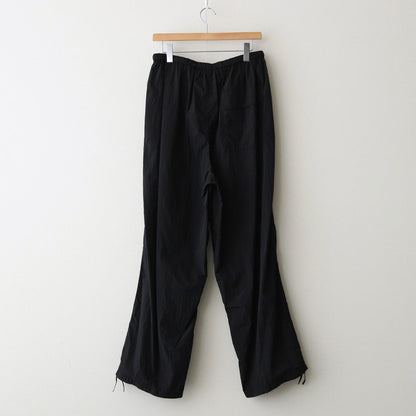 HAND DYED NYLON OVER PANTS #BLACK [PRAGCW0204]