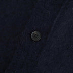 KID MOHAIR SHEER KNIT POLO #NAVY [A25SP03FG]