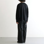 SUMI/INDIGO CORDUROY ASHLEY PANTS #BLACK [N0059]