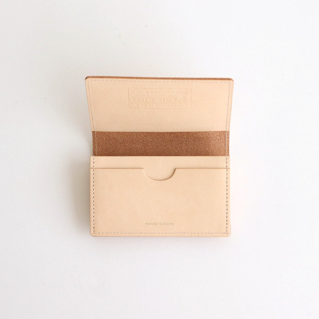 Pendleton - folded card case #natural/Harding emboss [pd-c-fcc]